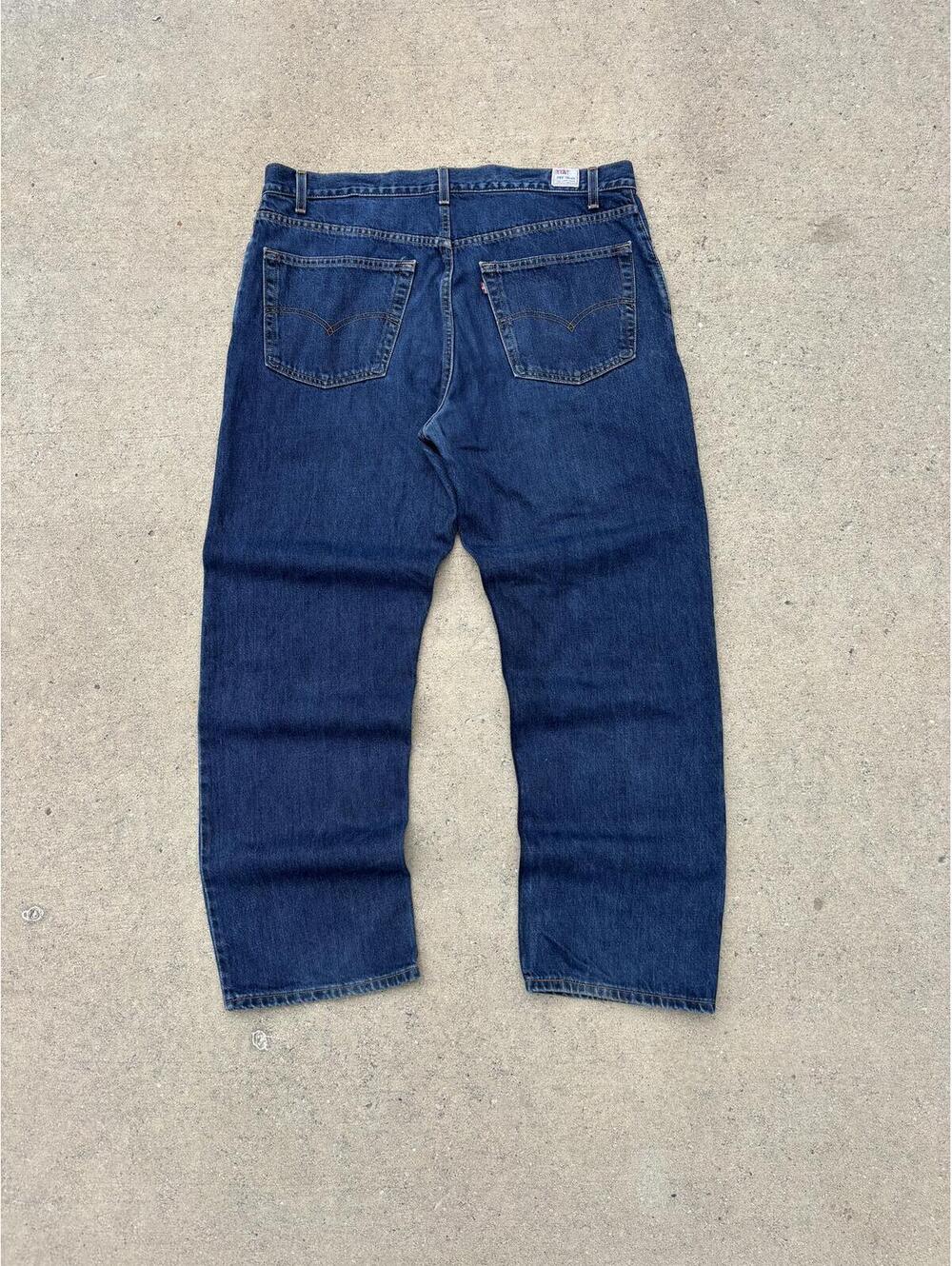 Vintage 80's Levi's Dry Goods Dark Blue Denim Jeans